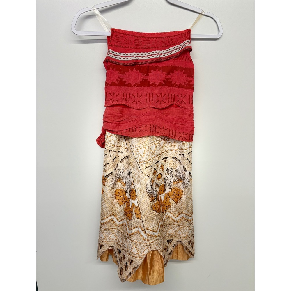 Disneycore Halloween Moana Costume Dress Disney Girls Medium 8-10 Cosplay